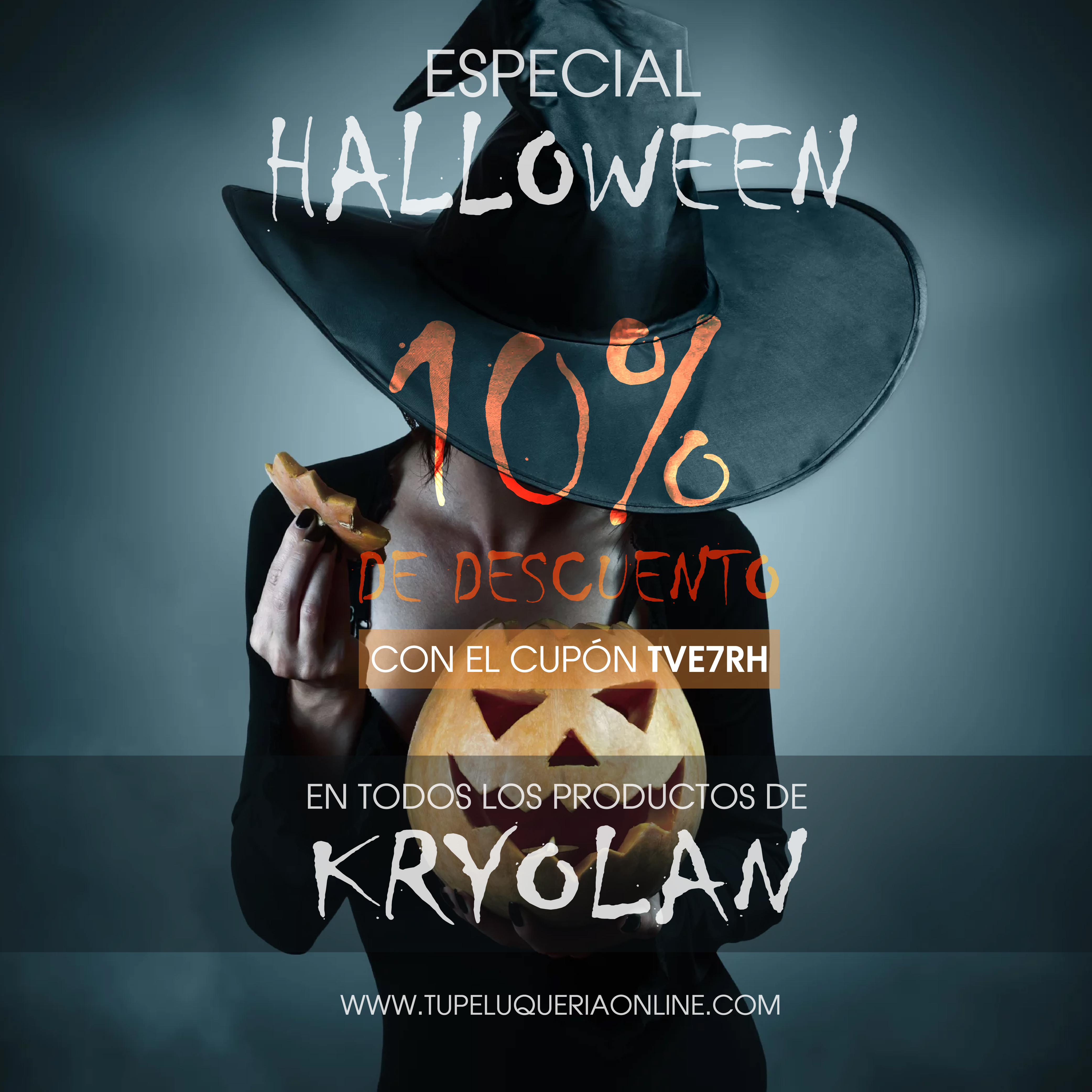 HALLOWEEN ESTÁ A LA VUELTA DE LA ESQUINA – DESCUENTOS EN TODOS LOS PRODUCTOS KRYOLAN