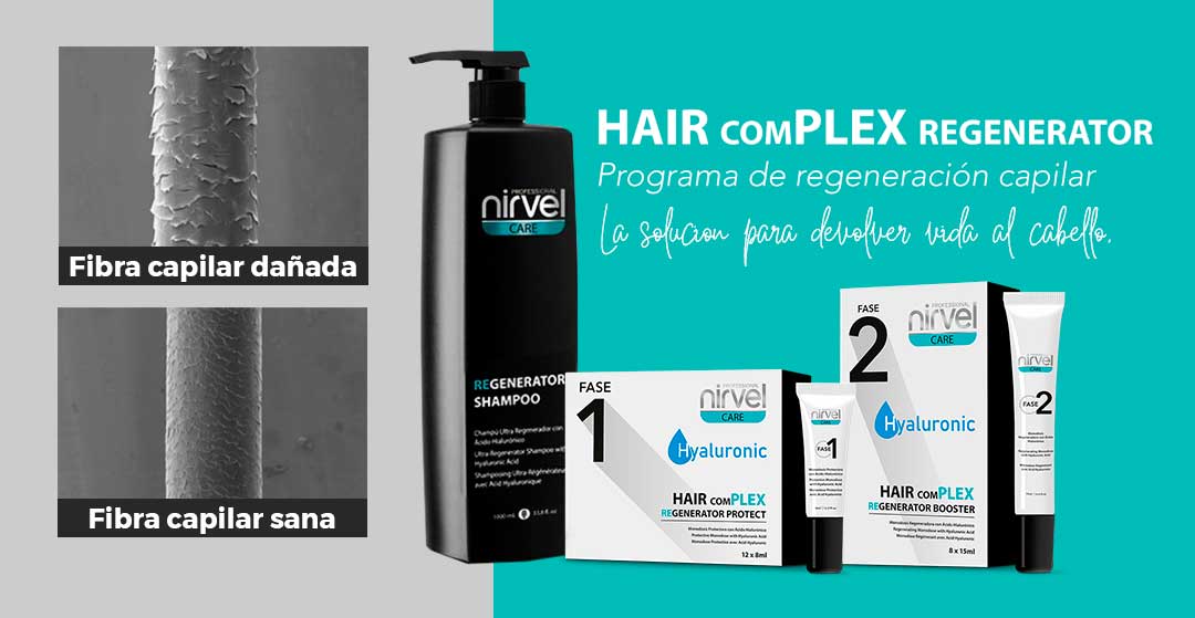El secreto para una regeneración total del cabello | NIRVEL HAIR COMPLEX REGENERATOR