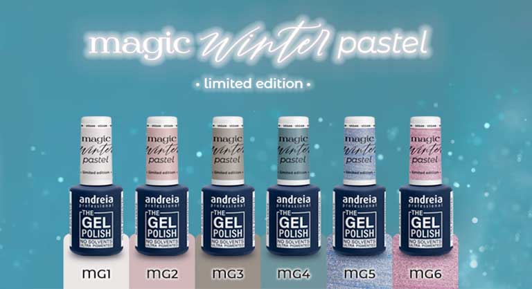 Andreia Magic Winter Pastel 2021 Edición Limitada Esmaltes de Uñas