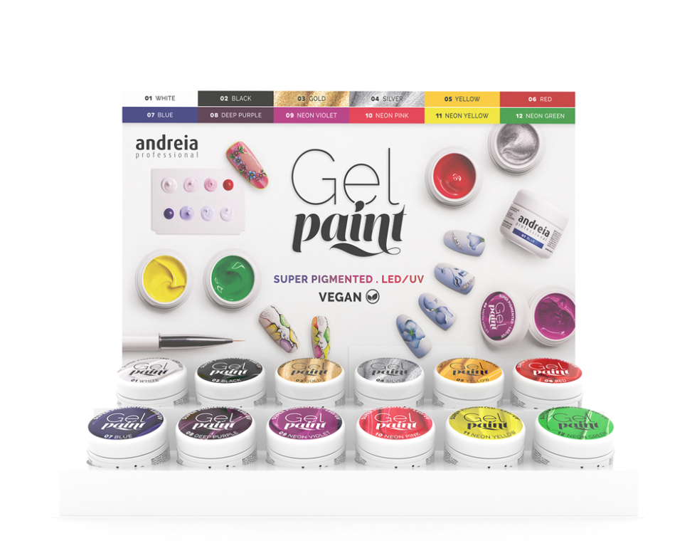 ¡Nueva gama de Andreia Gel Paint, arte y diseño para uñas!