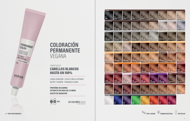 Descubre la nueva coloración vegana de Andreia Professional