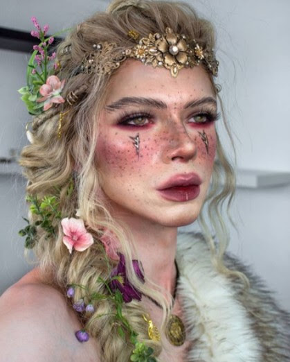 maquillaje-carnaval-fantasia-flores
