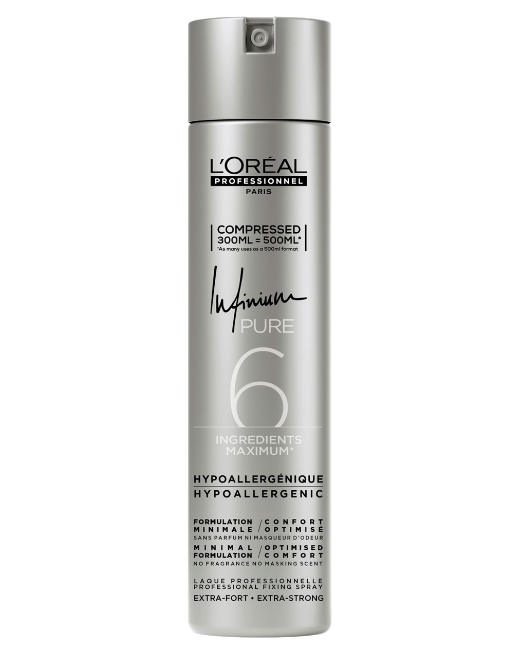 L'Oréal Paris Elnett Haarspray – Fijación Fuerte, 300 Ml, Starker Halt & Seidiger Glanz