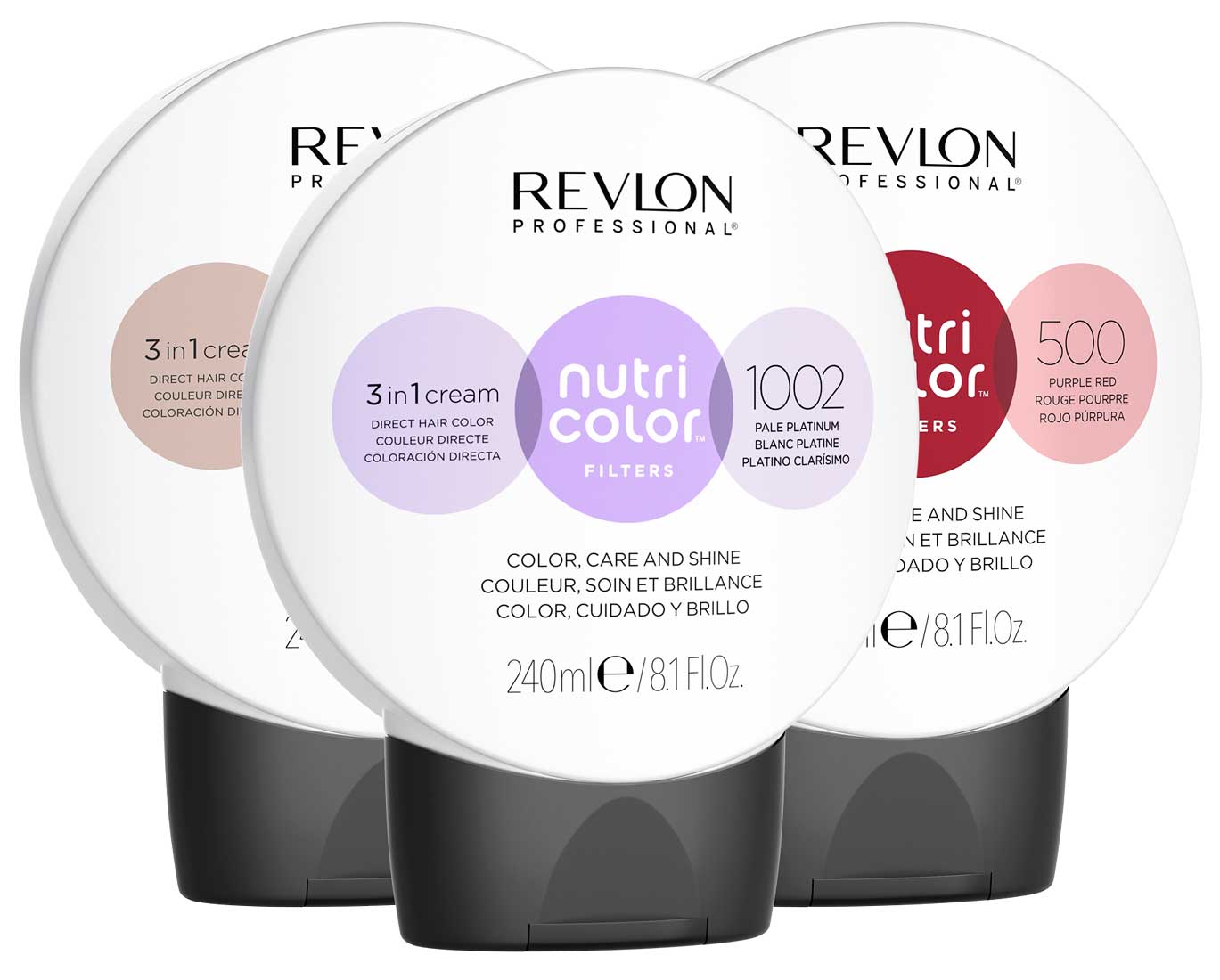 Integral hemisferio oler Revlon Professional Nutri Color Mascarilla de Color para el Pelo 240ml. >  Peluquería > Coloración para el cabello > Revlon > Nutricolor