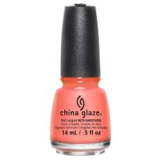 China Glaze Esmalte de Uñas "Flip Flop Fantasy" | Naranja 14 ml.