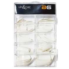 AG VIP & CHIC Tips Blancas 100 unidades.