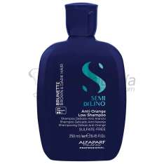 Alfaparf Milano Semi Di Lino Brunette Champú Anti Naranja Cabello Castaño y Oscuro 250ml
