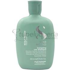 Alfaparf Milano Semi Di Lino Scalp Renew Champú Delicado y Energizante Cabello Debilitado 250ml