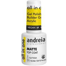 Andreia Professional All In One MATTE Top Coat - Capa Superior Mate para Uñas 10,5 ml.