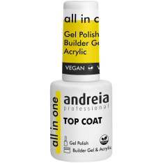 Andreia Professional All In One Top Coat - Capa Superior de Alto Brillo para Uñas 10,5 ml.