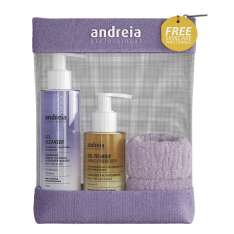 Andreia Professional Double Cleansing Set de Doble Limpieza Aceite + Gel de Limpieza + Muñequeras