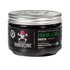 Barbertime Gel Gomina con Keratina Fijación Fuerte 300ml