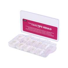Bifull Viena Tips Naturales de Forma Curva Blancos 100 Uds