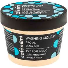 Café Mimi Washing Mousse Facial | Limpieza Facial en Mousse con Arcilla Azul 110 ml.