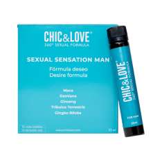 Chic & Love Viales 360 Sexual Booster para Hombres 10x25ml