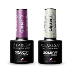 Claresa Barniz Híbrido Glitter1 Soak Off UV/LED 5ML