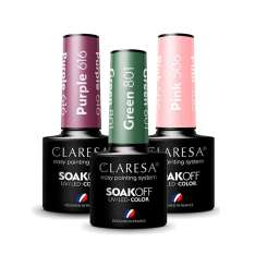 Claresa Selección de esmaltes: de la gama Quiet Forest esmaltes 10unidades
