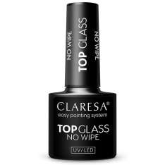 Claresa Top Coat Glass No Wipe Aspecto Mojado para Uñas 5ml
