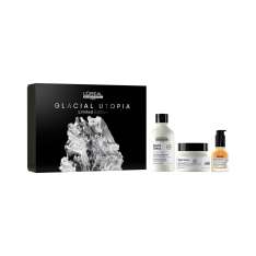 L'Oreal Cofre Glacial Utopía Trio Champú + Mascarilla + Aceite Metal Detox
