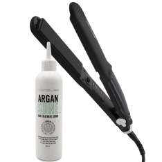 Corioliss C-Steam Plancha Profesional Para el Cabello + Argan Shine Serum Capilar Nutritivo 250 ml