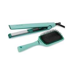 Corioliss C1 Plancha Para el Cabello Profesional + The Paddle Green Mint Collection