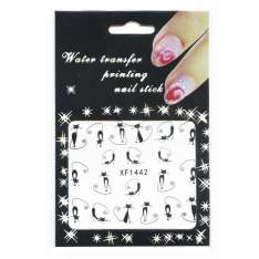 Decoración de Uñas Resistente al Agua | Transfer Mod. XF1442