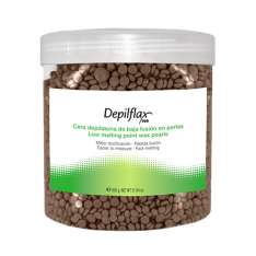 Depilflax Cera Liposoluble de Baja Fusión en Perlas | Cera CHOCOTHERAPY 600 gr.