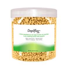Depilflax Cera Liposoluble de Baja Fusión en Perlas | Cera NATURAL 600 gr.