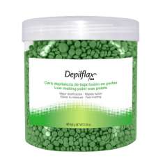 Depilflax Cera Liposoluble de Baja Fusión En Perlas | Cera Verde 600gr
