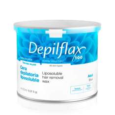 Depilflax Cera Liposoluble Lata Azul 500 ml.