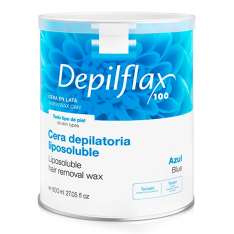 Depilflax Cera Liposoluble Lata Azul 800 ml.