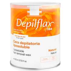 Depilflax Cera Liposoluble Lata Natural 800 ml.