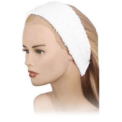 para -Turbante de Rizo con Velcro | Blanca