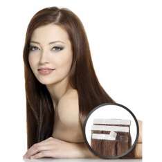 Elegance Extensiones de Pelo Natural Adhesivas Lisas 50cm