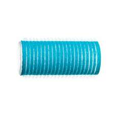 Eurostil Bolsa de 6 Rulos de Velcro Azules, Bucles para el Cabello 28mm.