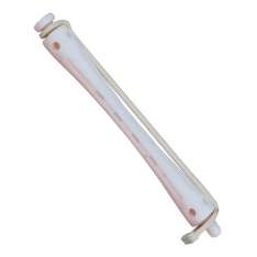 Eurostil DNS Bigudíes Plástico Bicolor - Rosa-Blanco Nº/7 12uds