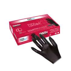 Eurostil Guantes Sintéticos Negro 50u Talla Grande