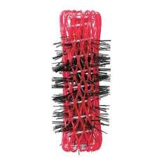 Eurostil Rulos de Malla Rojo 13MM Con Pinchos - Bolsa 6Uds
