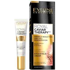Eveline Cosmetics Royal Caviar Therapy Wrinkle Reduction And Cell Regeneration| Crema Para Ojos y Parpados 15ml
