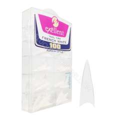 Exellent Nail Tips Blancas Russian Style 100 uds.