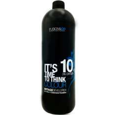 Fusion&CO It's Time to Think Colour Oxigenada 3% 10VOL. Aloe y Cachemira Queratina 1000ml