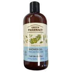 Green Pharmacy Gel De Baño Leche de Arroz y Olivas 500ml