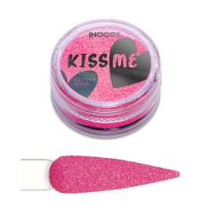 Inocos Kiss Me Polvo Glitter Rosa Neon Para Uñas 3GR