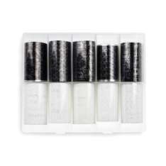 Inocos Nail Art Foil Nº4 Renda Tiras Foil con Patrón de Encaje 10 uds