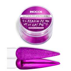Inocos Polvos Para Uñas Efecto Glitter o Cromado 3GR
