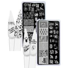 Inocos Stamping Placa de Sellos Para Estampar Uñas