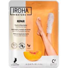 Iroha Nature Calcetines Reparadores de Pies de Melocotón 9ml
