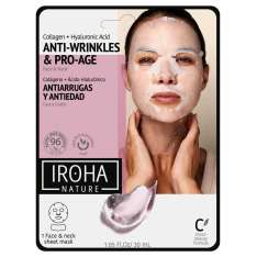 Iroha Nature Mascarilla Antiedad Colágeno y Ácido Hialurónico