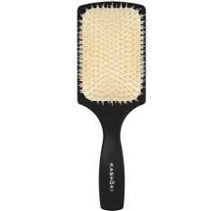 Kashoki Touch Wooden Paddle Brush. Cepillo Plano de Madera.
