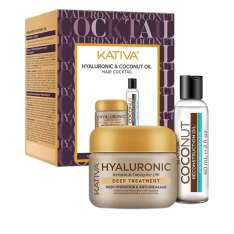 Kativa Pack Cocktail Hyaluronic & Coco Tratamiento para El Cabello